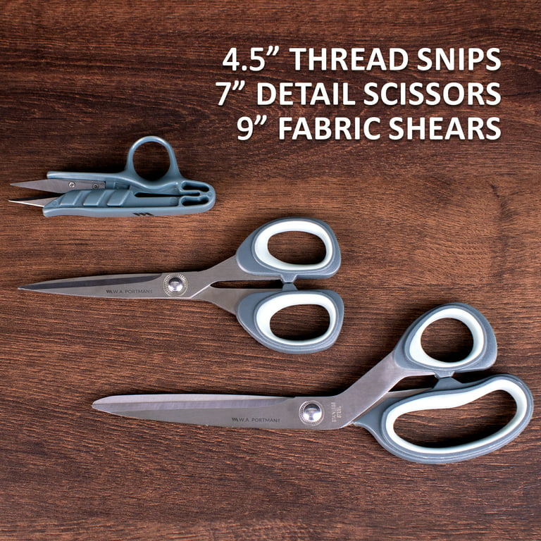 W.A. Portman 3-Piece Fabric Scissors Set 