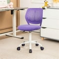 thumbnail image 3 of Pemberly Row Chaise Ergonomique pour Enfants à Hauteur Réglable avec Roues Violet, 3 of 8