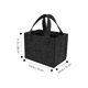 thumbnail image 5 of Felt Wine Bag Wine Carrier Tote Reusable Grocery Bag for Travel Camping Picnic Wine Bottle Tote Bag, 5 of 5