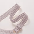 thumbnail image 6 of Gymayou Soft Skin-Friendly Cotton Wireless Bra for Women Breathable Thin Padded Everyday Bralette Adjustable Straps Wire Free Brassiere Light Ashy S, 6 of 9