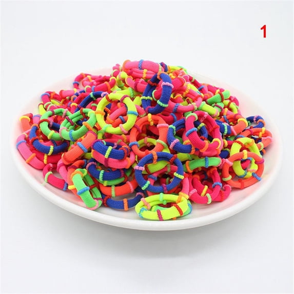 50pcs Styling Tools Hair Accessories High-Elastic Kids Children Headbands Hair Rope Elastic Hair Scrunchie Small Hair Bands 1