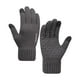 thumbnail image 2 of Guantes de punto de invierno cálidos para hombres y mujeres con pantalla mejorada, guantes antideslizantes con forro polar, chaqueta cálida y protector de manos., 2 of 2