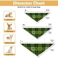 thumbnail image 2 of St Patricks DayDog Bandanas 2 Packs Adjustable Dog Bibs for Medium Large Dog Girls, 2 of 6