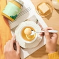 thumbnail image 4 of ChicYu Vertical Standing Designs Stainless Steel Spoon Gold Finish Flat Base Dining Kitchen Utensil for Space Saving Countertop Dining Spoon Vertical Spoon A, 4 of 5