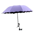thumbnail image 2 of jinwen Parasol de Plage avec Pince Réglable Parasol à Pince pour Balcon Extérieur Plage Violet, 2 of 9