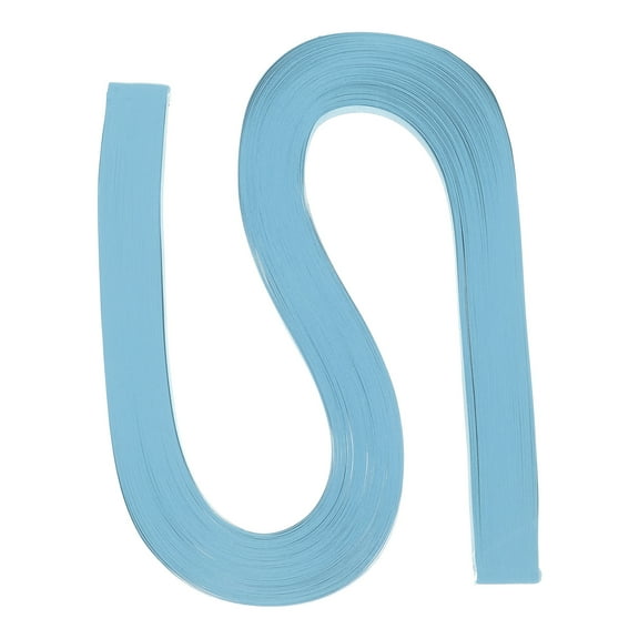 120pcs Quilling Paper Strips Paper Flowers 3/8"(10mm) Origami for Art Craft, 21"(54cm) Pastel Blue