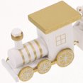 thumbnail image 2 of MasteelfCA 1 Set Christmas Wood Train Adornment Creative Desktop Decoration Xmas Kids Gift, 2 of 8