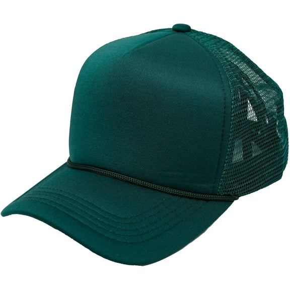 Foam Snapback Trucker Hat - Forest