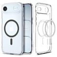 thumbnail image 1 of Funda Spigen para iPhone 17 Air, transparente, ultra híbrida, MagFit, TPU, 1 of 7