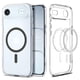 thumbnail image 1 of Funda Spigen para iPhone 17 Air, transparente, ultra híbrida, MagFit, TPU, 1 of 7