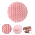 thumbnail image 3 of Ofertas Únicas 1 Pc Cepillo de Champú para Cabello Hueco con Mango para Masaje del Cuero Cabelludo 2.52"x3.07" Rosa, 3 of 6