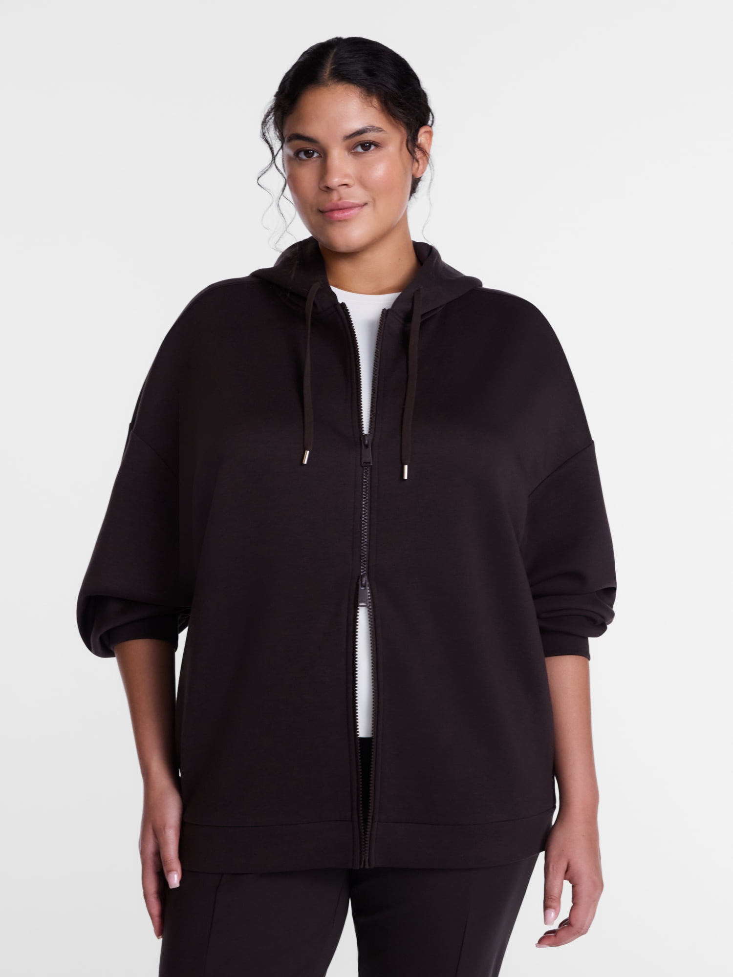 Avia Women's Oversized Hoodie with Balloon Sleeves, Sizes XS-XXXL