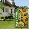 thumbnail image 4 of Spring Summer Sunflower Garden Flag 28x40 Inch Double Side for Outdoor Courtyard Garden Decor Flowers Welcome Holiday Flag for Outside Decoration, 4 of 6