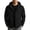 Black #1, variant on Mens Military Field Jacket Reinforced Woven Fabric For Men Outdoor Workwear Fall Winter Regular Fit Hooded Collar Long Sleeve Full Zip Multi Cargo Pockets Sleeve Patch Black,S