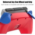 thumbnail image 3 of Poignée pour Manette Nintendo Switch Jeux de Course Poignée de Volant pour Joy-Con - Ensemble de 4 Poignées Confort Chat Mignon Accessoires de Poignées pour Enfants Famille, Rouge + Vert Costume, 3 of 7
