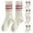 A-Pink62, variant on WMNTST Womens Crew Socks 5 Pairs Autumn Winter Warm Striped Ribbed Knitting Casual Socks Sports Sock