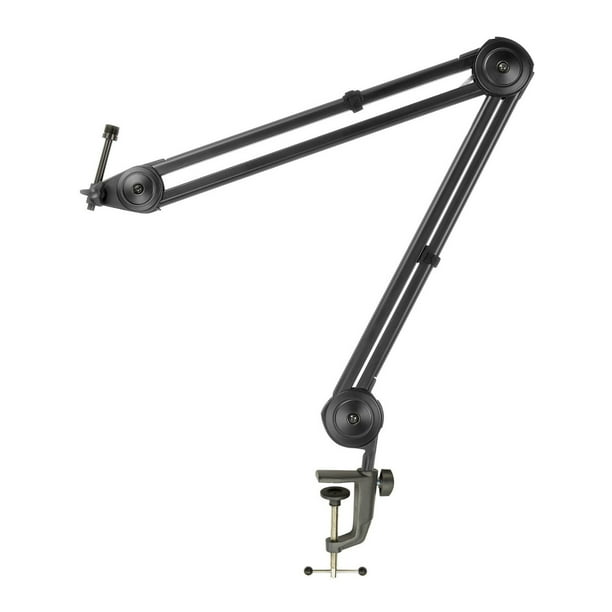 Blue Yeti Microphone (Midnight Blue) with Boom Arm Stand, Pop Filter and Shock Mount