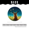 thumbnail image 2 of 10 Inch Wall Clock Battery Operated Silent Clock Decorative for Office, Kitchen, Outdoor, Living Room，Fox And Stars Autumn Multicolor, 2 of 4