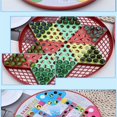 thumbnail image 4 of Tablero de Ajedrez de Doble Propósito 2 en 1 con Cuentas de Vidrio, Juego de Rompecabezas Multifuncional, Juego de Mesa Hexagonal de 27 cm, 4 of 6