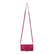 Dteck for Google Pixel 7 Pro Case Wallet with Card Slots, Embossed PU Leather Folio Stand Cover with Wrist Lanyard Crossbody Shoulder Strap for Google Pixel 7 Pro, Red