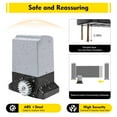 thumbnail image 4 of 750W Automatic AC Motor Electric Sliding Gate Opener Kit with 2 Remote 1800kg/3968 lbs, 4 of 11