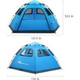 thumbnail image 4 of Moon Lence 5-Person Camping Tent with Carring Bag Waterproof Pop-up Tent for Outdoor Activity Camping, 4 of 6