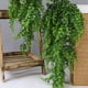 thumbnail image 5 of Matsuzay Plantas colgantes verdes artificiales, versátiles, de plástico, para cualquier espacio, 2 uds. Decoración del hogar, 5 of 6