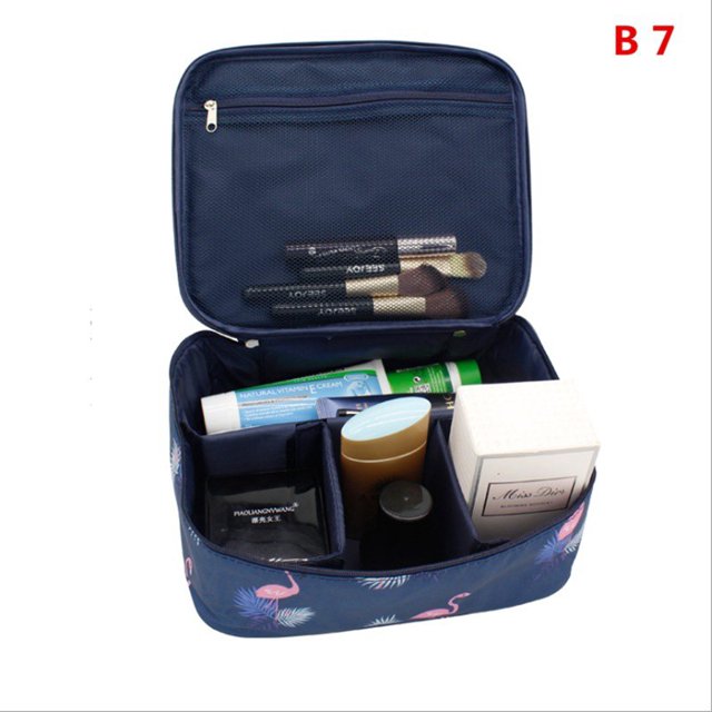 Bolsa De Cosméticos De Viaje Organizador De Flamenco Maquillaje A Prueba De Agua Grande Tocador Herramienta huangjie unisex