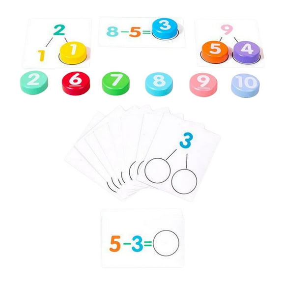 figatia Addition Subtraction Math Game Montessori Math Toy Educational Math Counting for