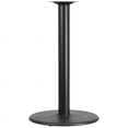 thumbnail image 4 of 42" Square Black Laminate Table Top With Bar Height Round Base - Bar Height Restaurant Table, 4 of 4