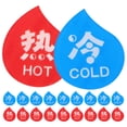 thumbnail image 1 of SHISUYAN 10 Pairs Of Hot Cold Water Labels For Faucet Acrylic Hot Cold Stickers Hot Cold Water Label Shower Hot And Cold Water Small Labels For Bathroom Sink Faucet Hot Cold Water Sticker Label, 1 of 8