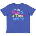 thumbnail image 3 of Inktastic My Nana and Papa Love Me with Hearts Youth T-Shirt, 3 of 5