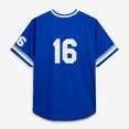 thumbnail image 3 of Men's Mitchell & Ness Bo Jackson Royal Kansas City Royals Cooperstown Collection Big & Tall Mesh Batting Practice Jersey, 3 of 5