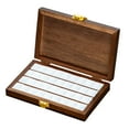 thumbnail image 3 of jifeng Watercolor Paint Box Empty Palette Box Wooden Watercolor Paint Storage Box Paint 36 Grids, 3 of 9