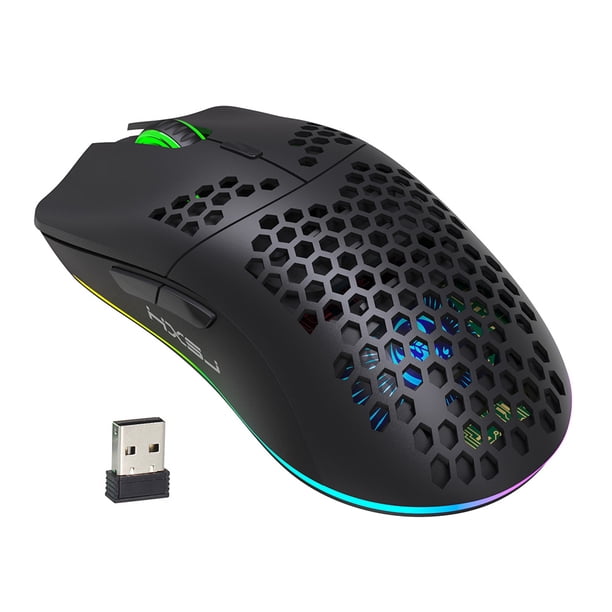 Ratón Inalámbrico Btafrte T66 Con Carcasa Nido 7 Botones Programables negro