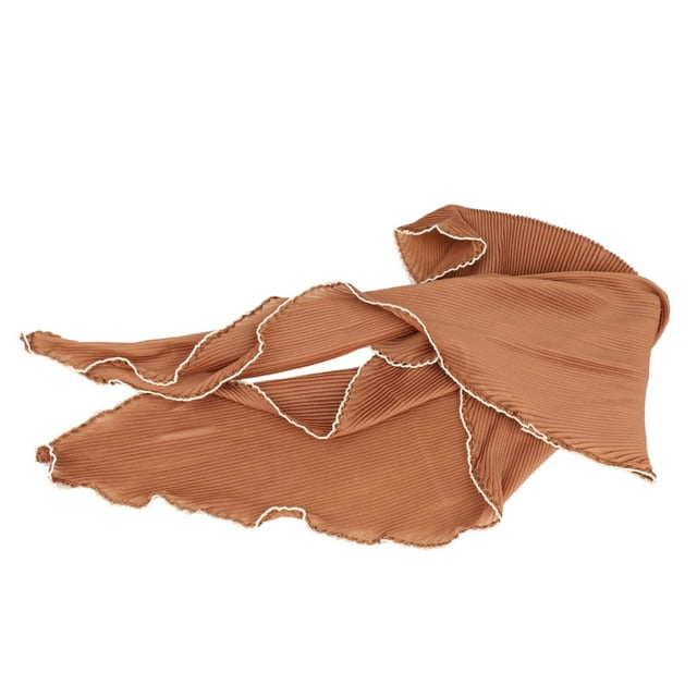 Bufanda triangular para mujer Bufandas acogedoras elásticas con flecos Sólido BLESIY Bufandas de gasa