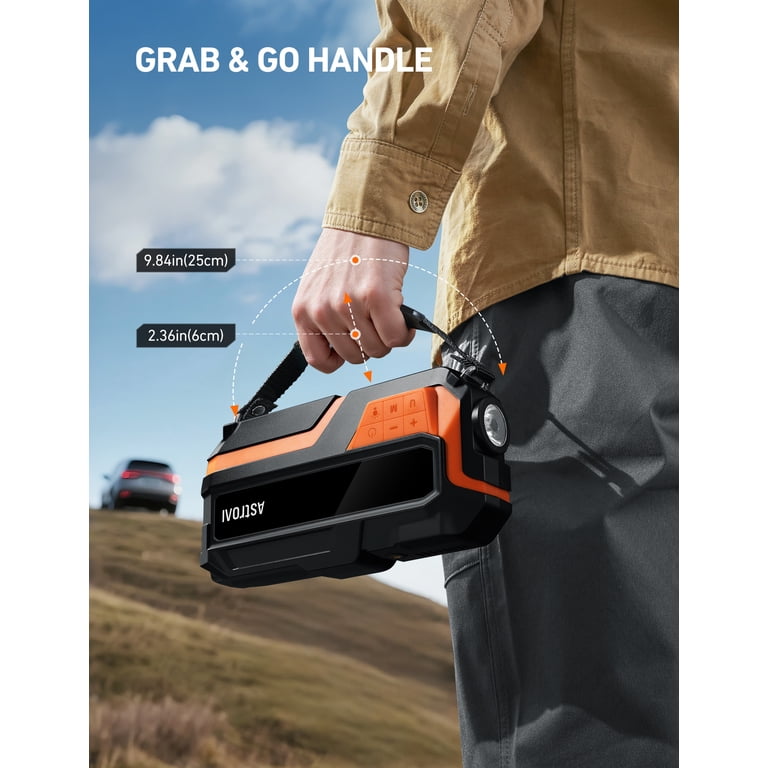 AstroAI M12 Jump Starter with Air Compressor, 6000A photo 5