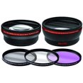 thumbnail image 1 of Xpix 58mm 2.2X Telephoto & .43x Wide-Angle Lens + 3PC Filter Set Essential Photography Kit, 1 of 5