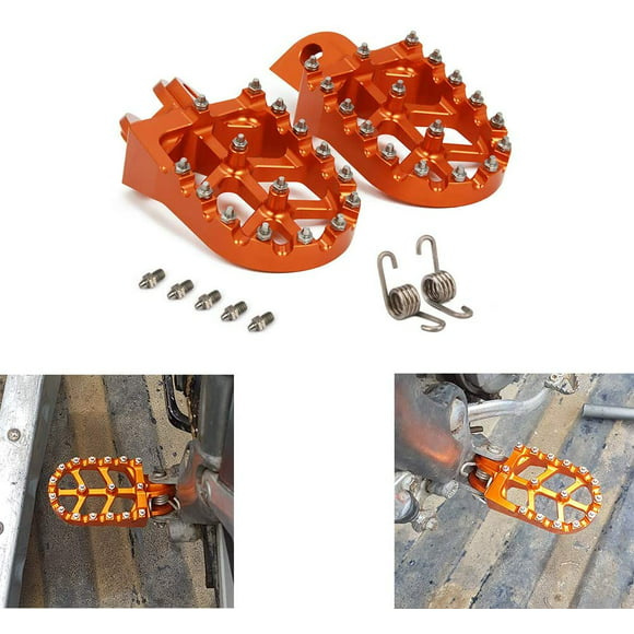 AnXin Foot Pegs Footpegs Footrests Foot Pedals Rests CNC MX For SX SXS XC EXC MXC XCW SMR FREERIDE SMC ADVENTURE ENDURO