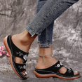 thumbnail image 5 of Women's Bloom Shoes Open Toe Sls Ladies Platcompatible m Slippers Beach Rubber Soft Sole Newway CPDD, 5 of 5