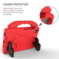 thumbnail image 2 of Dteck Kids Case for Lenovo Tab M8 (2019) TB-8505F/TB-8505X, Shockproof Light Weight EVA Foam Handle Stand Tablet Case, Red, 2 of 6