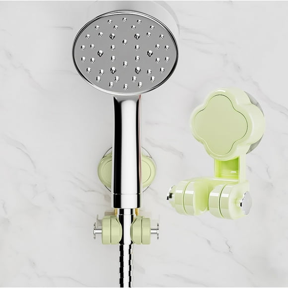 Crochets à Ventouse, Support de Douchette à Ventouse pour Salle de Bain, Sans Perçage, Réglable, Style Crème, avec 2 Crochets