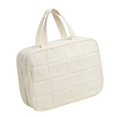 thumbnail image 1 of Compact Hanging Toiletry Bag for Backpackers Quick Dry Polyester Makeup Bag Cosmetic Pouch Multi Compartment Pink, 1 of 5