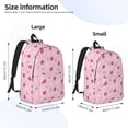 thumbnail image 4 of Balery Strawberries Vintage Canvas Backpack for Men and Women - Large Capacity, Durable Travel Laptop Bag for School, Work, Hiking, and Outdoor Activities, 4 of 7