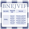 thumbnail image 4 of Oval Tablecloth Blue Checkered Tablecloth, Modern Plaid Oval Tablecloth, Checkered Tablecloth, Indoor/Outdoor Waterproof Wrinkle Free Durable Blue Gingham Tablecloth For Oval Tables 60 X 120 In, 4 of 4
