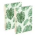 thumbnail image 6 of Tropical Leaves Spiral Journal Notebook College Ruled Notebook 8.3" x 5.7" A5 Lined Thick Paper Page, 6 of 6