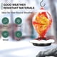 thumbnail image 5 of Bird Feeder with 5 Perches Hand Blown Glass Bird Feeders C, 5 of 5