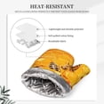 thumbnail image 5 of Kll Bees On Hive Honeycomb Oven Gloves And Pot Holders Grill Gloves - Oven Gloves And Pot Holders, Non-Slip Cooking Gloves With Recycled Pads, 5 of 9