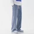 thumbnail image 4 of Mens Baggy Jeans Stretch Casual Loose Fit Jeans Streetwear Denim Pants, 4 of 6