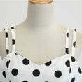 thumbnail image 4 of TJAZFJPA Robe Vintage Femmes Femmes à Pois Vintage Années 1950 Robe Rock à Col Licou Robe Évasée Robes d'Été Robe Gainante Femmes, 4 of 9